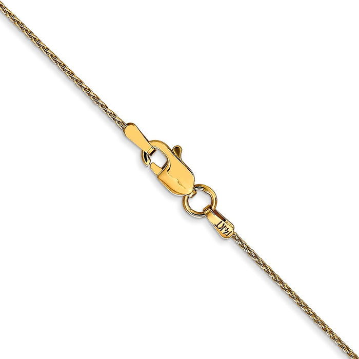 14k 1mm Parisian Wheat Chain