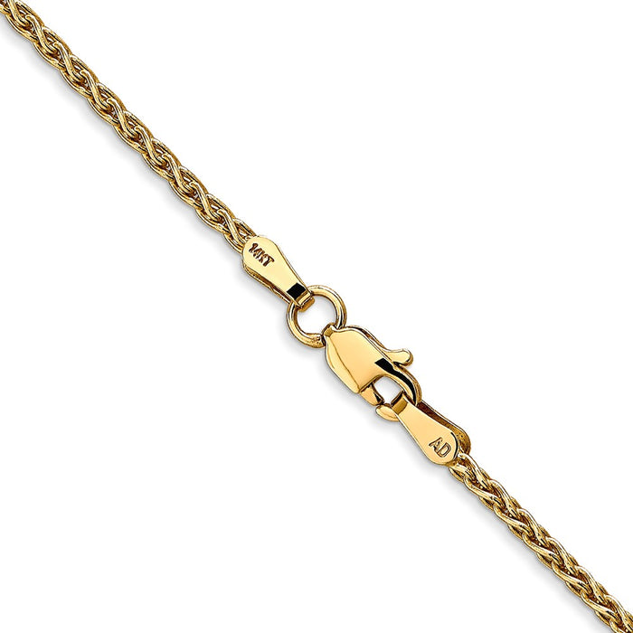 14k 1.75mm Parisian Wheat Chain