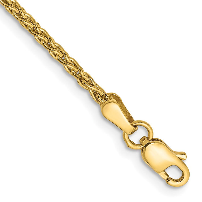 14k 1.75mm Parisian Wheat Chain