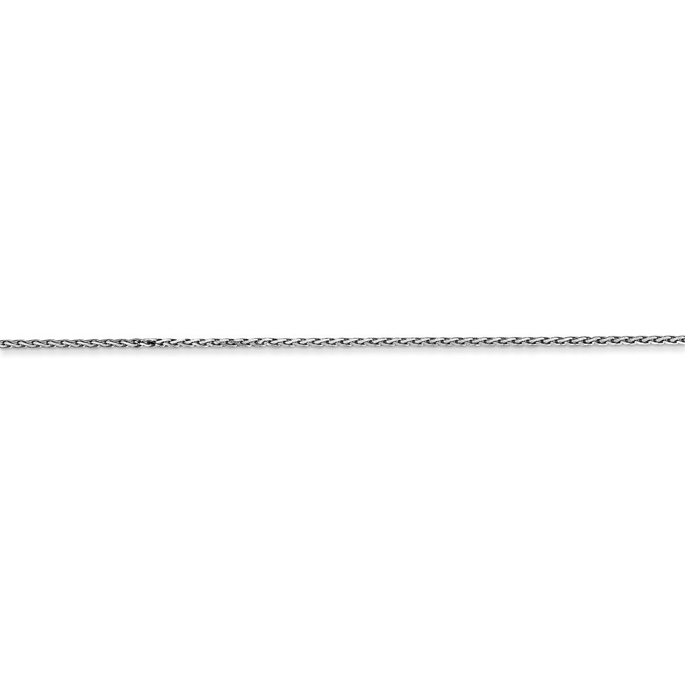 14k WG .8mm Parisian Diamond-cut Wheat Chain