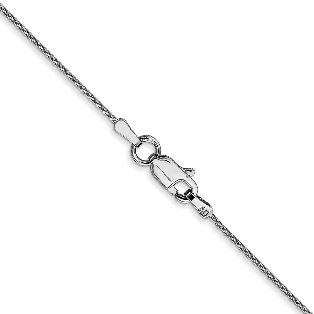 14k WG .8mm Parisian Diamond-cut Wheat Chain