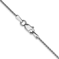 Thumbnail for 14K WG 1.0mm Parisian Diamond-cut Wheat Chain