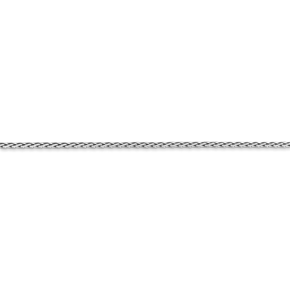 14K WG 1.5mm Parisian Diamond-cut Wheat Chain