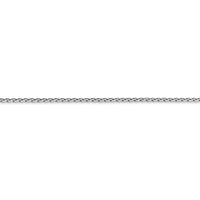 Thumbnail for 14K WG 1.5mm Parisian Diamond-cut Wheat Chain