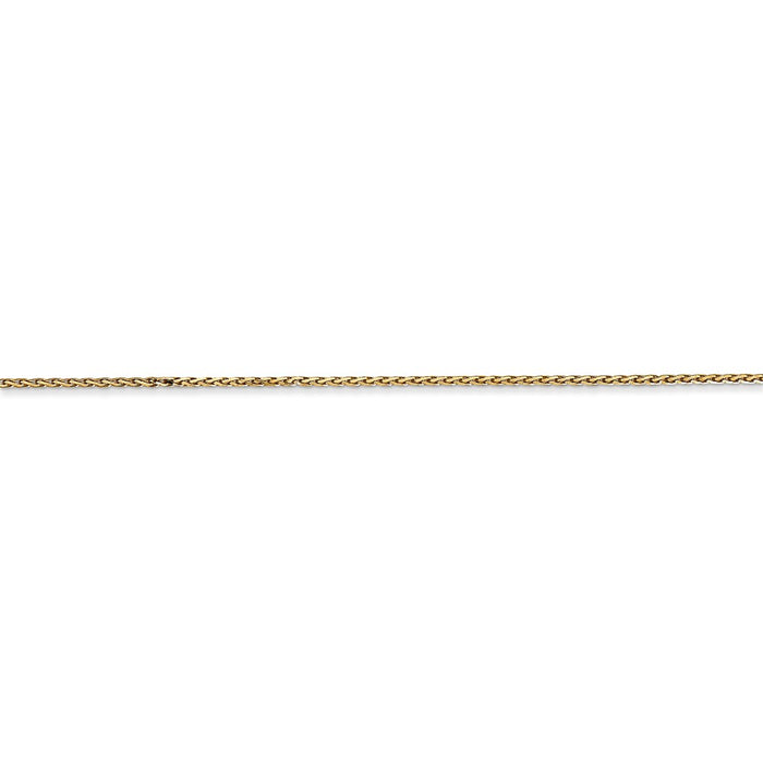 14k .8mm Parisian Diamond-cut Wheat Chain