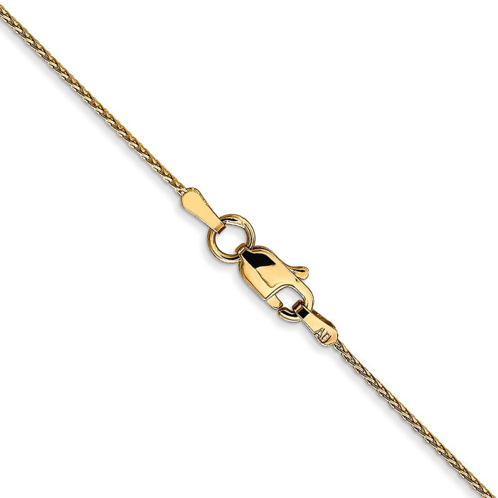 14k .8mm Parisian Diamond-cut Wheat Chain