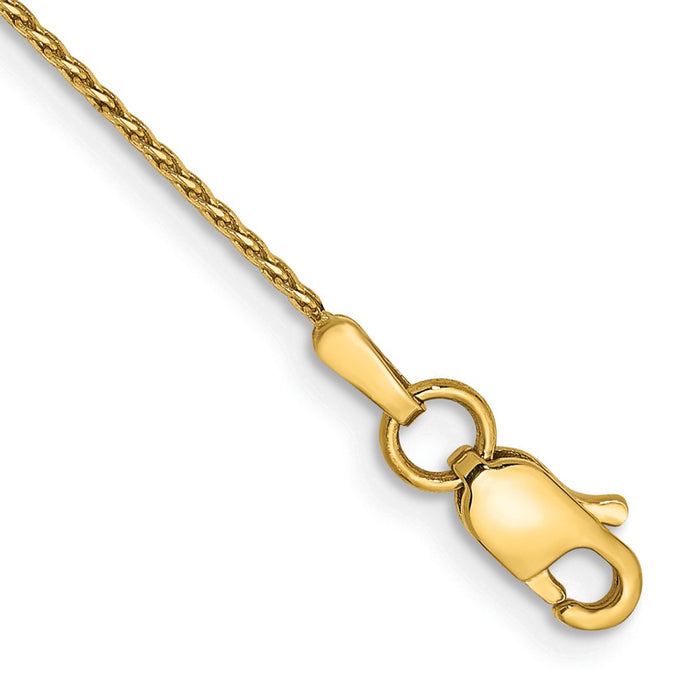 14k .8mm Parisian Diamond-cut Wheat Chain