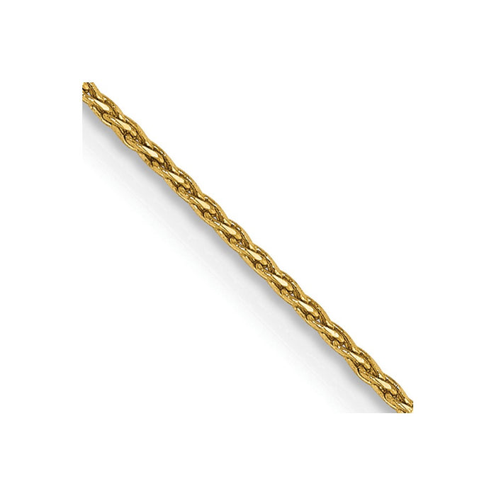 14k .8mm Parisian Diamond-cut Wheat Chain