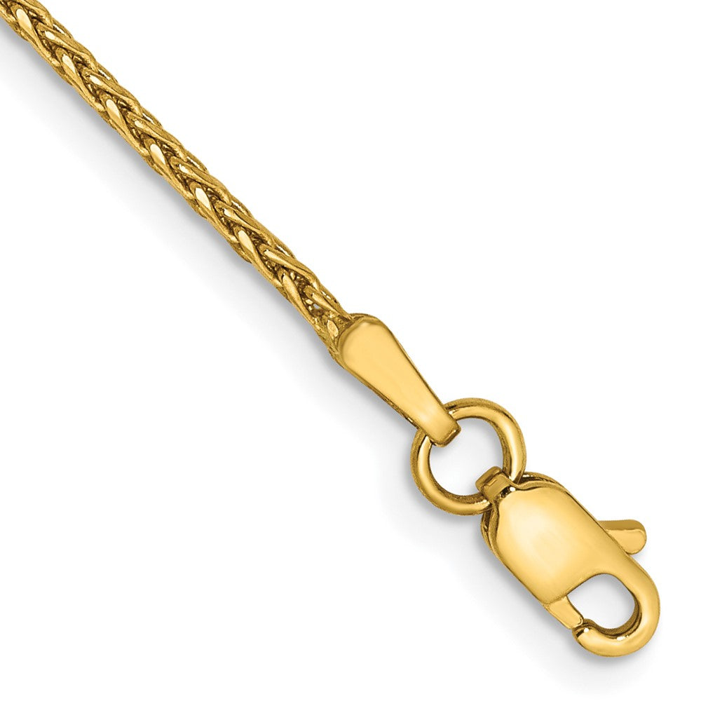 14K 1.5mm Parisian Diamond-cut Wheat Chain