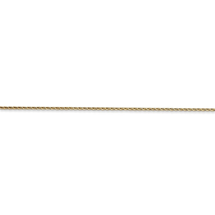 14K .7mm Round Parisian Wheat Chain