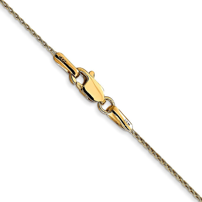 14K .7mm Round Parisian Wheat Chain