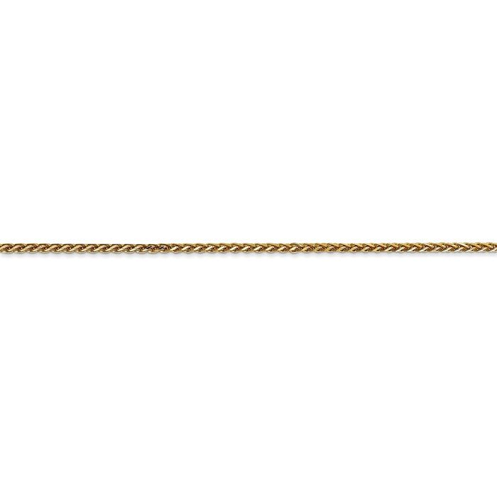 14k 1.4mm D/C Spiga Chain