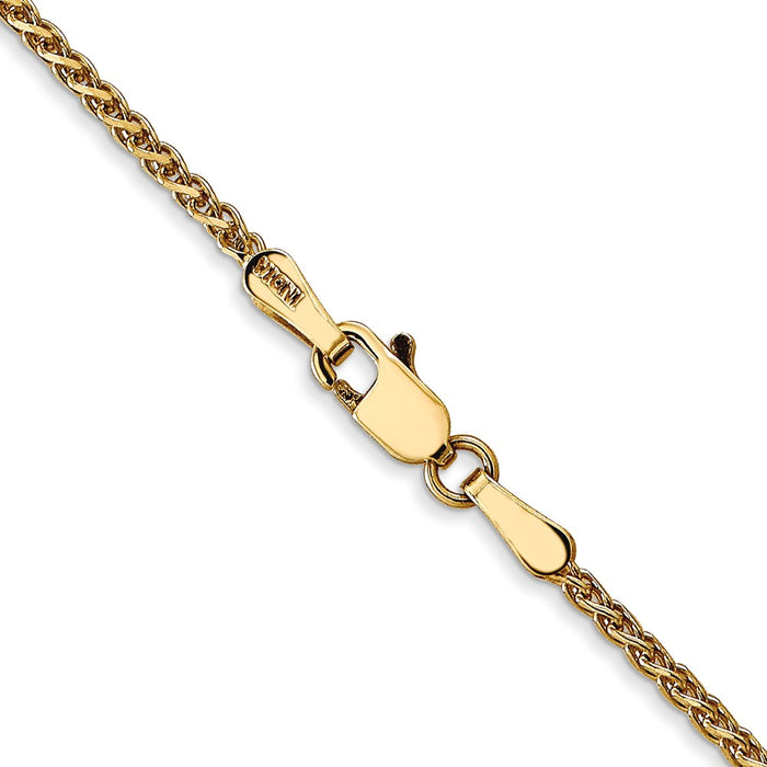 14k 1.4mm D/C Spiga Chain