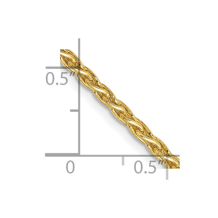 14k 2.25mm Parisian Wheat Chain