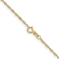 Thumbnail for 14k 1.10mm Singapore Chain