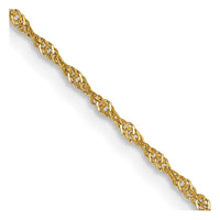 Thumbnail for 14k 1.10mm Singapore Chain