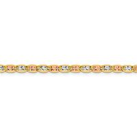Thumbnail for 14k 3.8mm Tri-color Gold Pav‚ Valentino Chain
