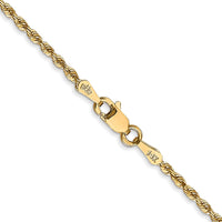 Thumbnail for 14k 1.85mm Diamond-cut Quadruple Rope Chain