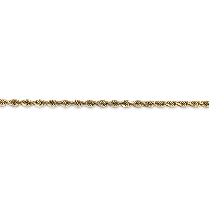 14k 2.75mm D/C Quadruple Rope Chain