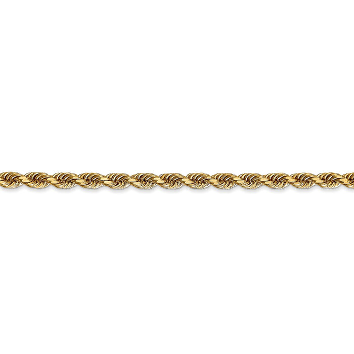 14k 3.35mm D/C Quadruple Rope Chain