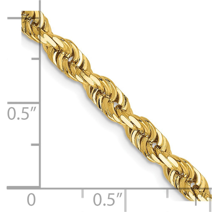 14k 4.5mm D/C Quadruple Rope Chain