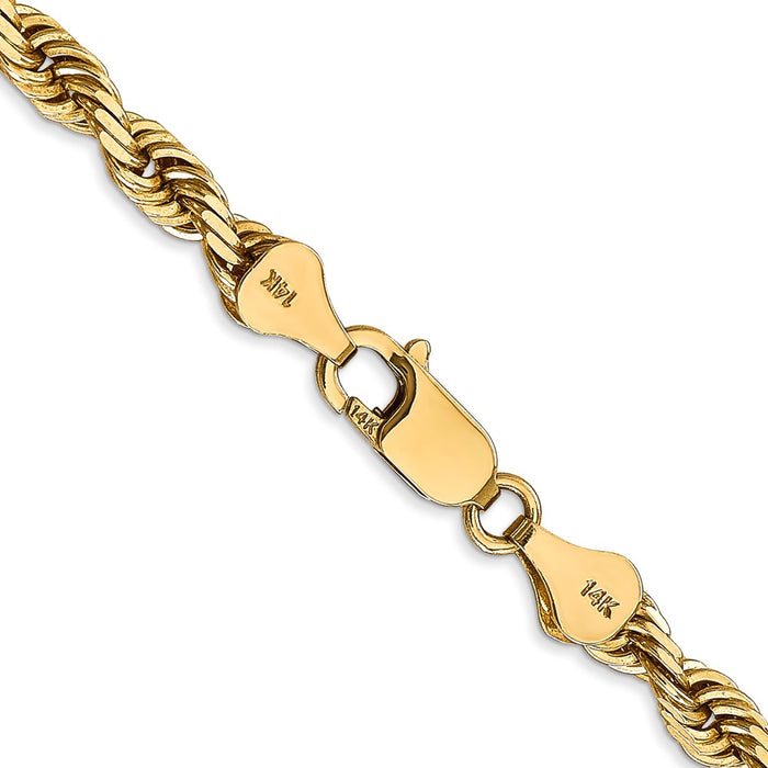 14k 5.0mm D/C Quadruple Rope Chain