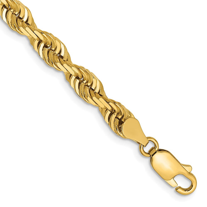 14k 5.0mm D/C Quadruple Rope Chain