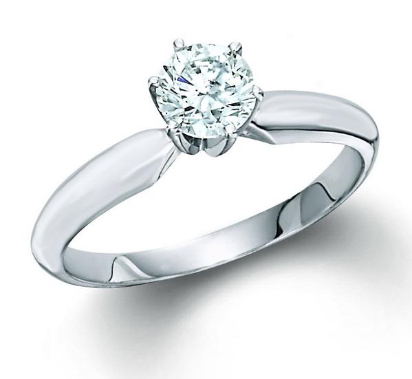 Solitaire Round Ring