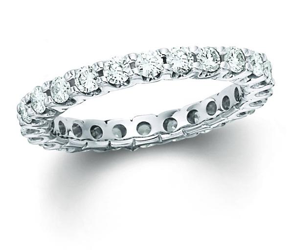 PRONG SET ETERNITY BAND