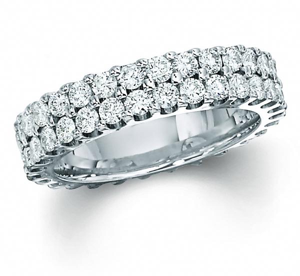 TWO ROW ETERNITY BAND