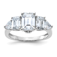 Thumbnail for 14kw 3 3/8ct. D E F Pure Light Moissanite Engagement Ring