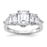 Thumbnail for 14kw 3 3/8ct. G H I True Light Moissanite Engagement Ring