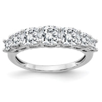 Thumbnail for 14kw 1 7/8ct. 7 Stone G H I True Light Moissanite Band