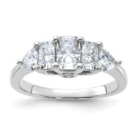Thumbnail for 14kw 1 3/4ct. D E F Pure Light Moissanite Engagement Ring