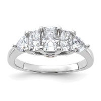 Thumbnail for 14kw 1 3/4ct. G H I True Light Moissanite Engagement Ring