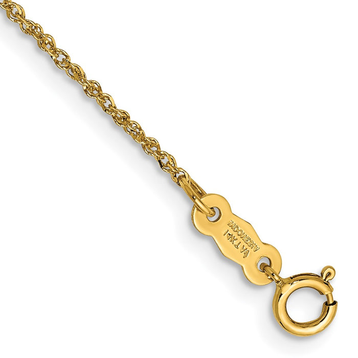 14K 1.1mm Ropa Chain