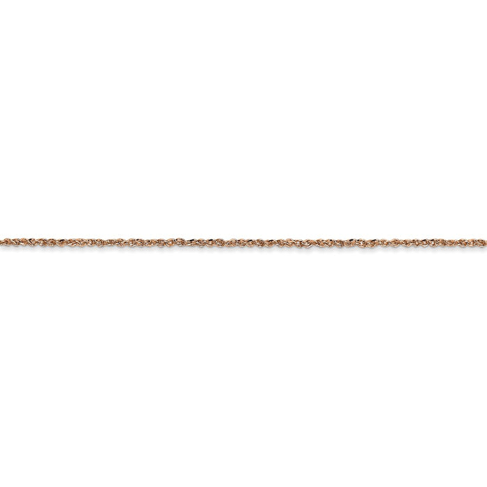 14K Rose Gold 1.1mm Ropa Chain