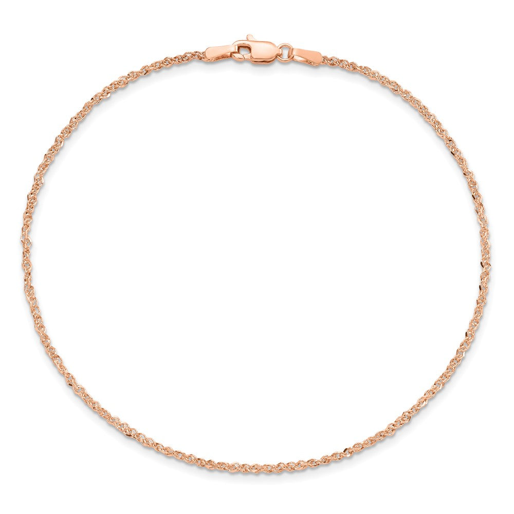 14K Rose Gold 1.7mm Ropa Chain