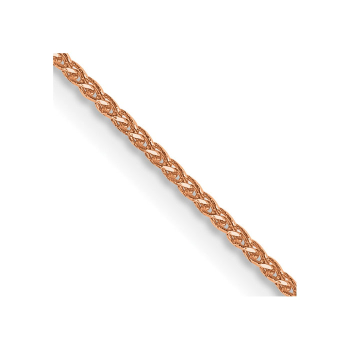 14k Rose Gold .65mm D/C Spiga Chain