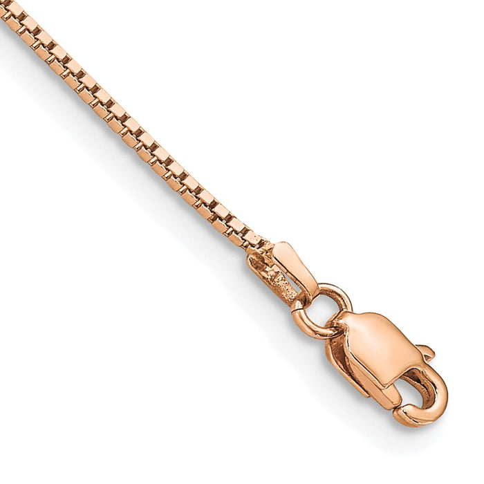 14k Rose Gold .95mm Box Chain