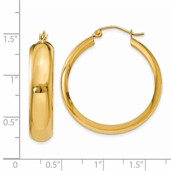 14K Hoop Earrings