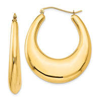 Thumbnail for 14k Polished Hoop Earrings