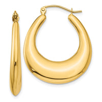 Thumbnail for 14k Polished Hoop Earrings