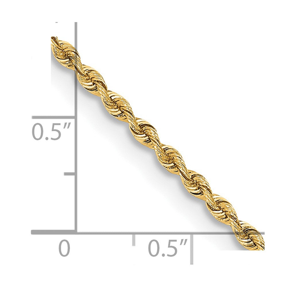 14k 2.55mm Silky Quintuple Rope Chain