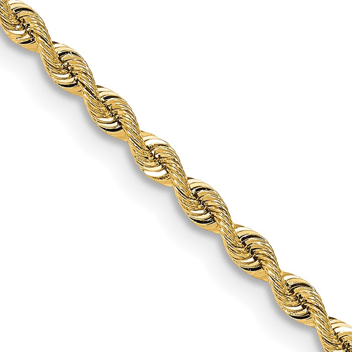 14k 3.25mm Silky Quintuple Rope Chain