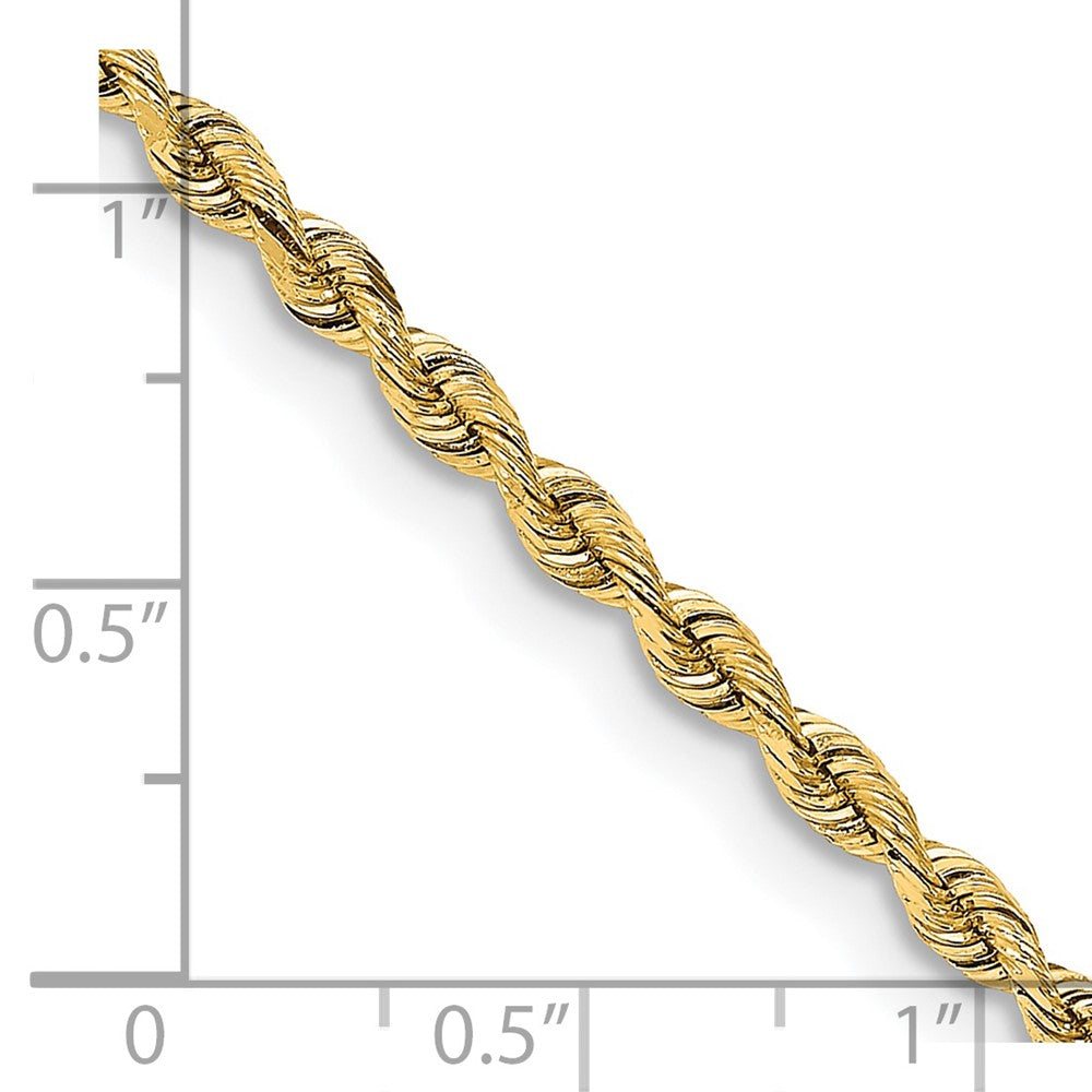 14k 3mm D/C Silky Quintuple Rope Chain