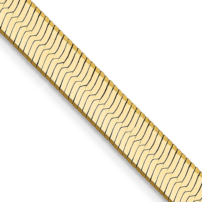 14k 5mm Silky Herringbone Chain