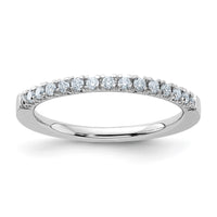 Thumbnail for 14kw 1/4ct. G H I True Light Round Moissanite Band