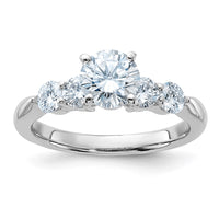 Thumbnail for 14kw 1 5/8ct. D E F Pure Light Moissanite Engagement Ring