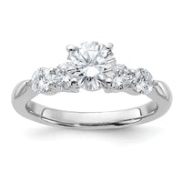 Thumbnail for 14kw 1 5/8ct. G H I True Light Moissanite Engagement Ring